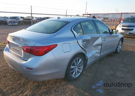 2015 Infiniti Q50 Premium z USA, uszkodzony, nr VIN JN1BV7AP9FM346860